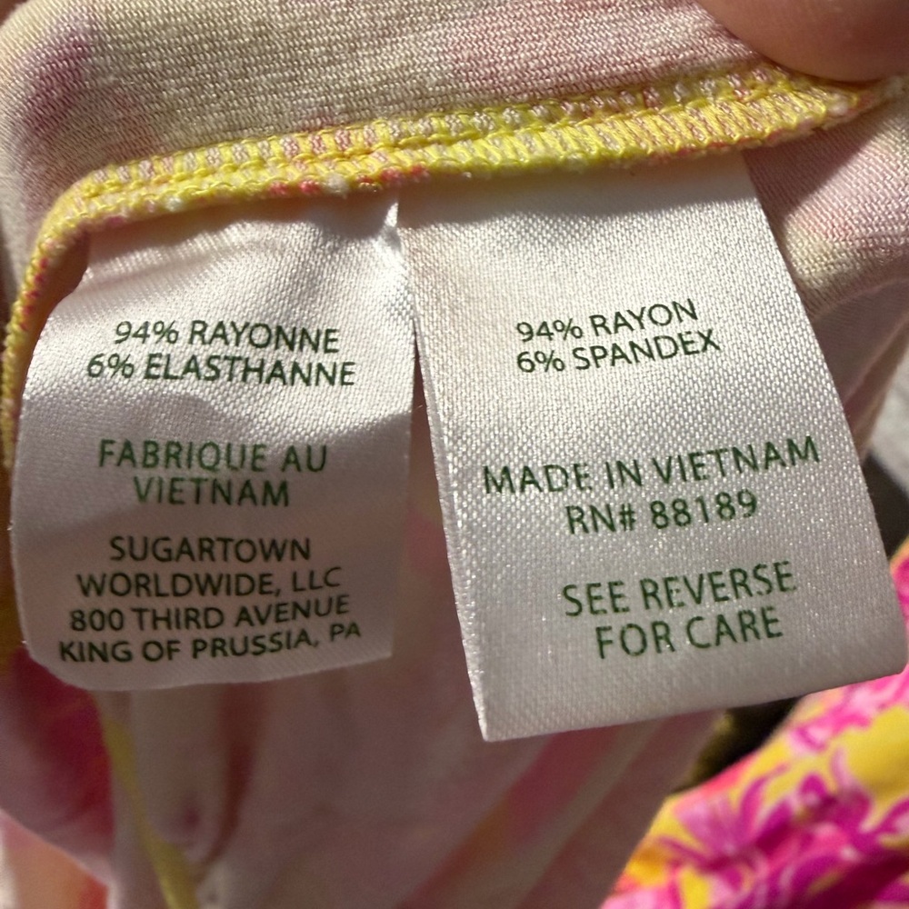 Lilly Pulitzer Pink and Yellow Floral Dress - Picture 4 of 5